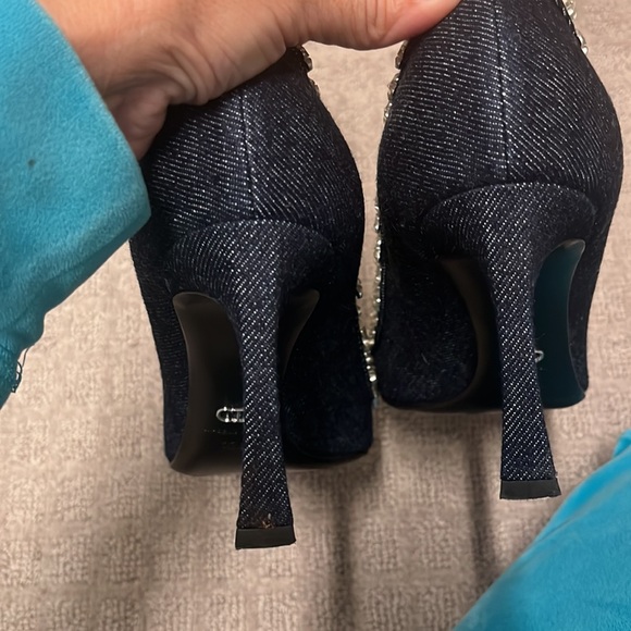 Dior denim crystal shoe - Picture 8 of 11